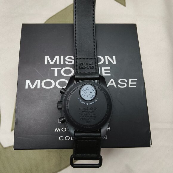 Swatch x Omega Moonswatch Moonphase Black Watch - Picture 7 of 7